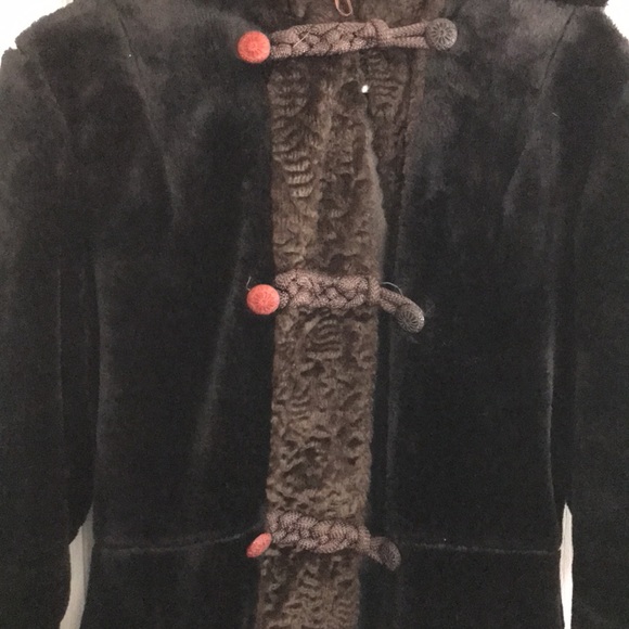 Michael Daniel Creations Faux Fur Long Coat - Picture 2 of 4